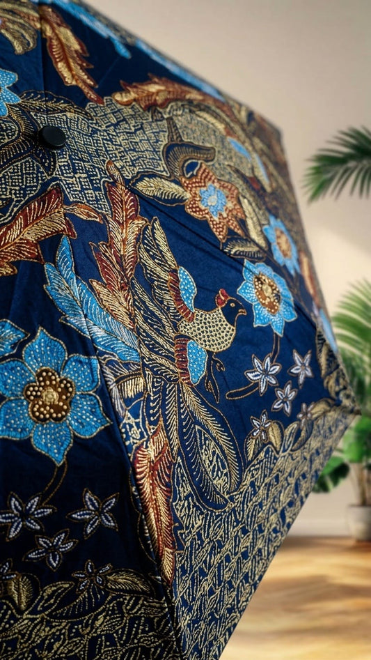 Limited Artisan Batik Umbrella: Moonlight