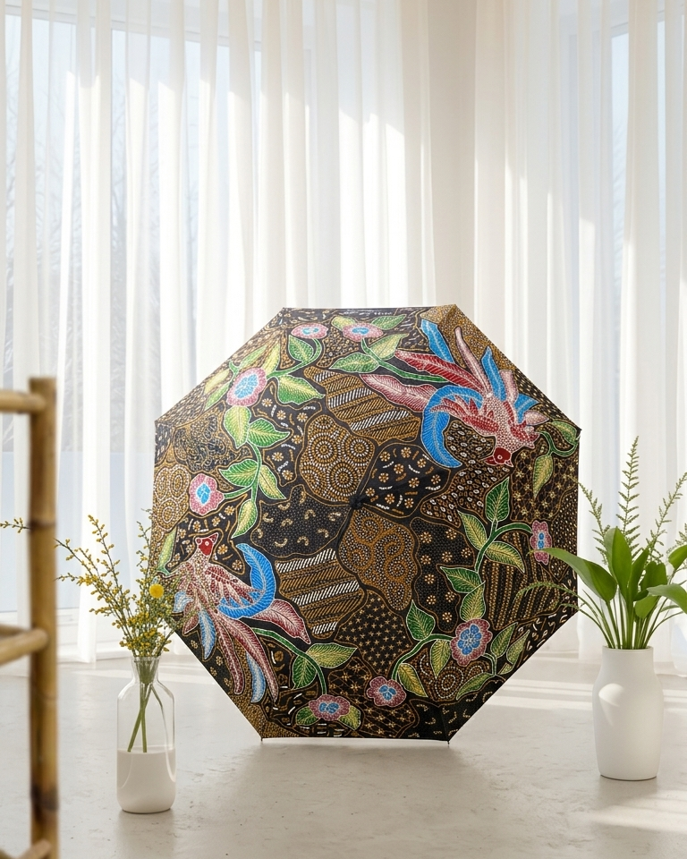[BackOrder #1] Limited Artisan Batik Umbrella: Eu-jan