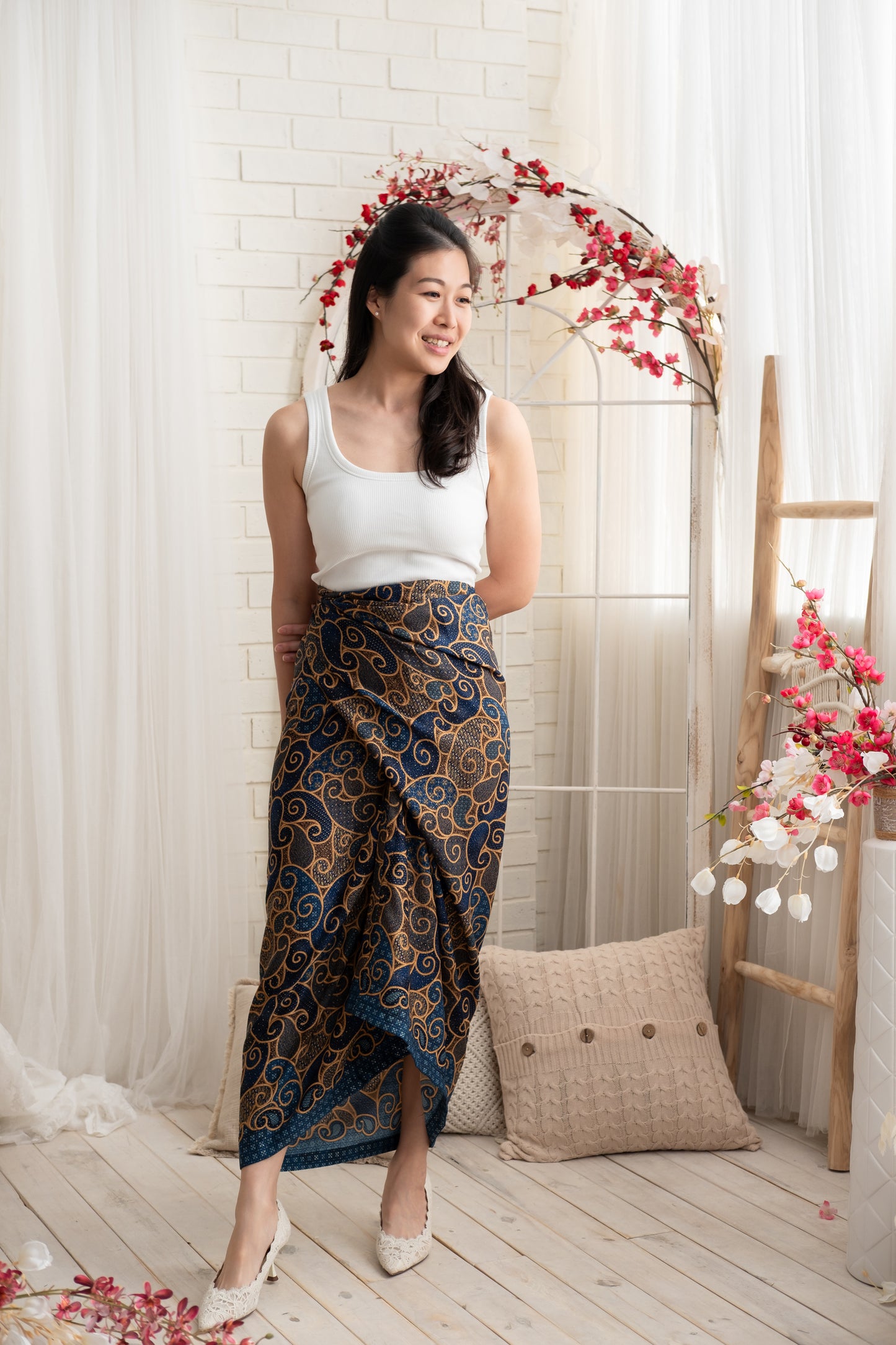 Ombak Wrap Skirt V2